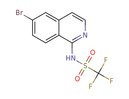 6-bromo-1-N'-monotrifluoromethanesulfonamidoisoquinoline