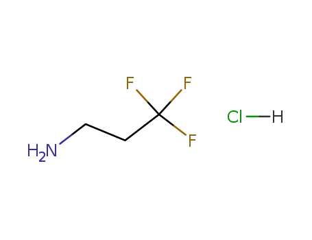 Molecular Structure of 2968-33-4 (3,3,3-TRIFLUOROPROPYLAMINE HYDROCHLORIDE)