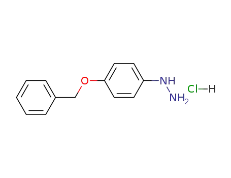 Molecular Structure of 52068-30-1 (4-Benzyloxyphenylhydrazine hydrochloride)