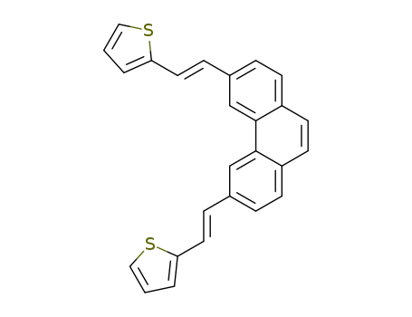 3,6-bis((E)-2-(thiophen-2-yl)vinyl)phenanthrene