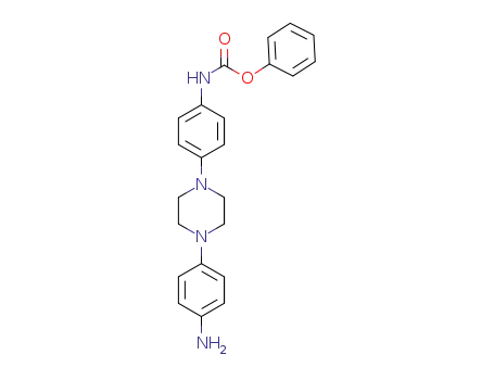 4-(4-(4-(4-aminophenyl)piperazin-1-yl)phenyl)carbamic acid phenyl ester
