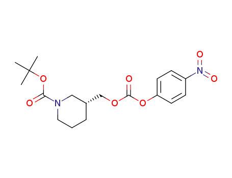 tert-butyl (R)-3-((((4-nitrophenoxy)carbonyl)oxy)methyl)piperidine-1-carboxylate
