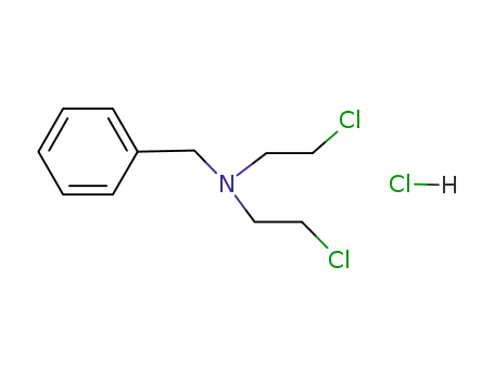 Molecular Structure of 10429-82-0 (N-BENZYL-BIS(2-CHLOROETHYL)AMINE HYDROCHLORIDE)