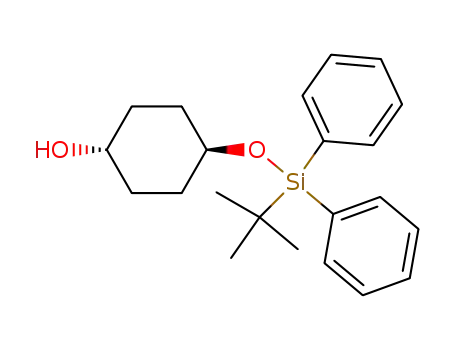 Molecular Structure of 130745-65-2 (Cyclohexanol, 4-[[(1,1-dimethylethyl)diphenylsilyl]oxy]-, trans-)