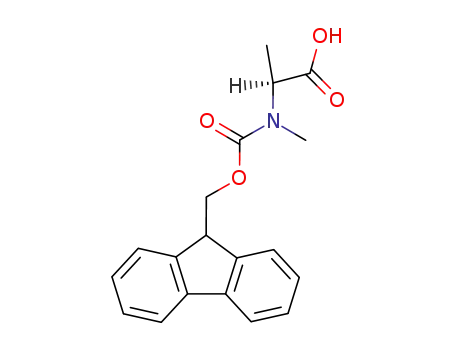 Molecular Structure of 84000-07-7 (FMOC-N-Methyl-L-alanine)