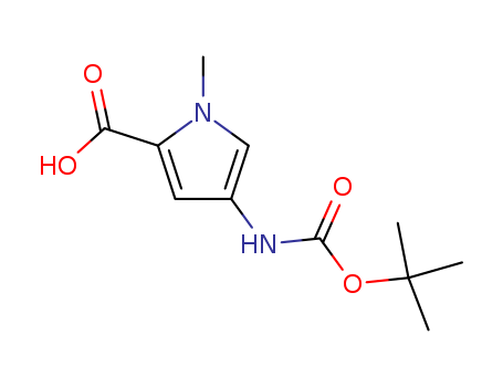 4-[(tert-Butoxycarbonyl)amino]-1-methyl-1H-pyrrole-2-carboxylic acid(77716-11-1)