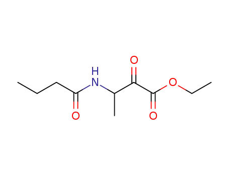 Butanoic acid, 2-oxo-3-[(1-oxobutyl)amino]-, ethyl ester