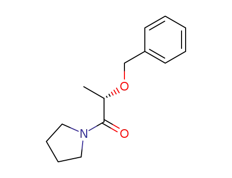 Molecular Structure of 122151-32-0 (1-[(2S)-2-(benzyloxy)propanoyl]pyrrolidine)