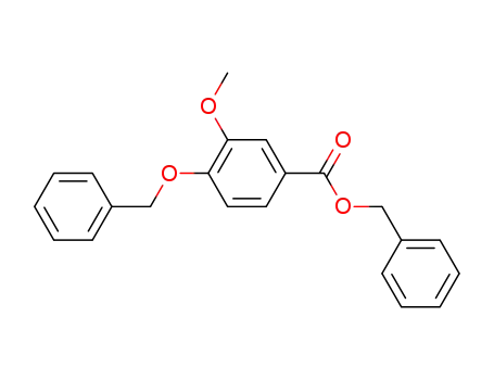 Molecular Structure of 91203-74-6 (Benzyl 4-(benzyloxy)-3-methoxybenzoate)