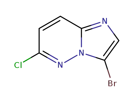 Molecular Structure of 13526-66-4 (3-Bromo-6-chloroimidazo[1,2-b]pyridazine)