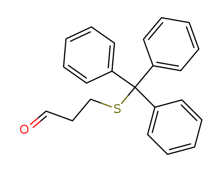 Propanal, 3-[(triphenylmethyl)thio]-