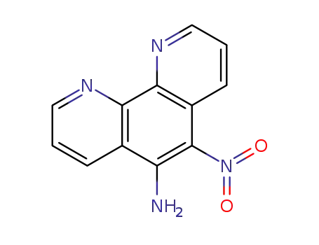 Molecular Structure of 168646-53-5 (5-nitro-6-amino-1,10-phenanthroline)