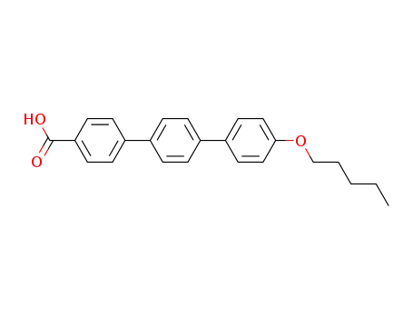 4-(4''-pentyloxy-1,1':4',1''-terphenyl)-carboxylic acid