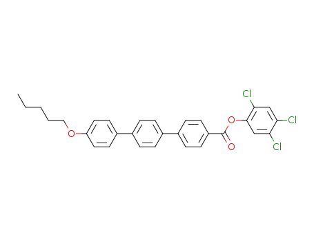 2,4,5-trichlorophenyl 4-(4'-pentyloxybiphenyl)benzoate
