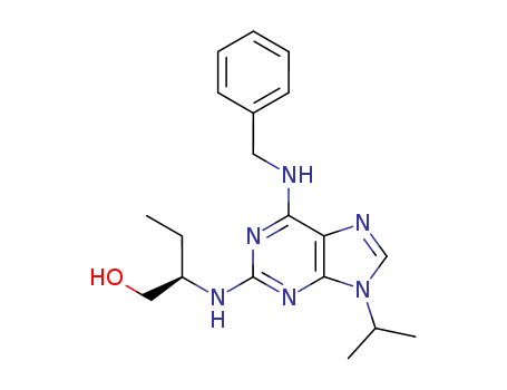 1-Butanol,2-[[9-(1-methylethyl)-6-[(phenylmethyl)amino]-9H-purin-2-yl]amino]-, (2R)-(186692-46-6)