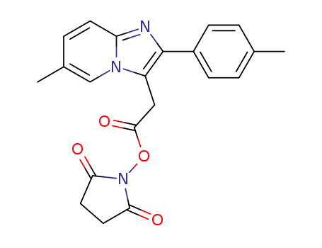 (6-Methyl-2-p-tolyl-imidazo[1,2-a]pyridin-3-yl)-acetic acid 2,5-dioxo-pyrrolidin-1-yl ester
