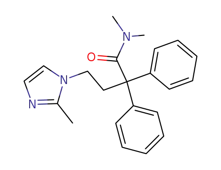 N,N-Dimethyl-4-(2-methyl-imidazol-1-yl)-2,2-diphenyl-butyramide