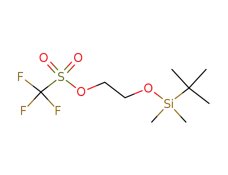 Methanesulfonic acid, trifluoro-,  2-[[(1,1-dimethylethyl)dimethylsilyl]oxy]ethyl ester