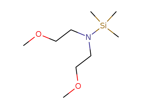 Molecular Structure of 221557-49-9 (Silanamine, N,N-bis(2-methoxyethyl)-1,1,1-trimethyl-)