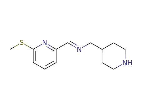 [1-(6-Methylsulfanyl-pyridin-2-yl)-meth-(E)-ylidene]-piperidin-4-ylmethyl-amine