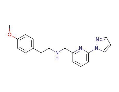 [2-(4-methoxy-phenyl)-ethyl]-(6-pyrazol-1-yl-pyridin-2-ylmethyl)-amine