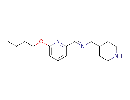 [1-(6-Butoxy-pyridin-2-yl)-meth-(E)-ylidene]-piperidin-4-ylmethyl-amine