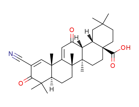 (4aS,6aR,6bS,8aS,12aR,14aR,14bS)-11-cyano-2,2,6a,6b,9,9,12a-heptamethyl-10,14-dioxo-1,3,4,5,6,7,8,8a,14a,14b-decahydropicene-4a-carboxylic acid