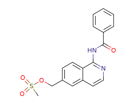 methanesulfonic acid 1-benzoylamino-isoquinolin-6-ylmethyl ester