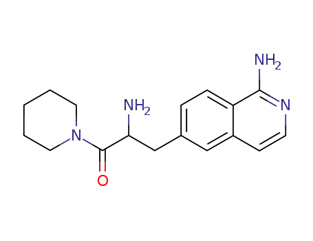2-amino-3-(1-amino-isoquinolin-6-yl)-1-piperidin-1-yl-propan-1-one