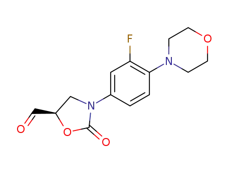 (5R)-3-[3-fluoro-4-(4-morpholinyl)phenyl]-5-carbaldehyde-2-oxazolidinone