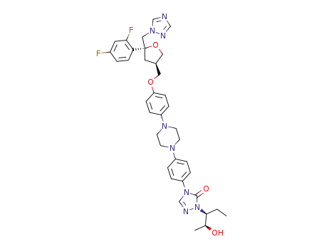 Molecular Structure of 171228-49-2 (Posaconazole)