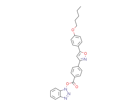 1H-Benzo[d][1,2,3]triazol-1-yl 4-(5-(4-(pentyloxy)phenyl)isoxazol-3-yl)benzoate;