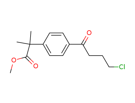 2-[4-(4-CHLORO-1-OXOBUTYL)-PHENYL]-2-METHYLPROPIONIC ACID METHYL ESTER