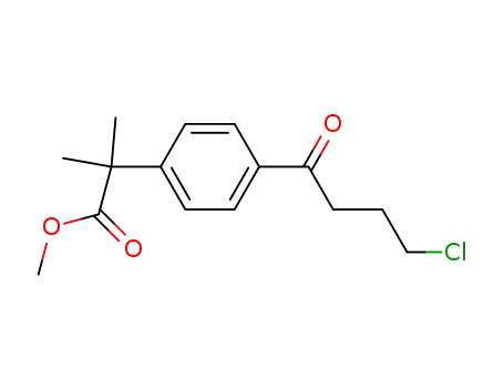 Benzeneacetic acid,4-(4-chloro-1-oxobutyl)-a,a-dimethyl-, methyl ester