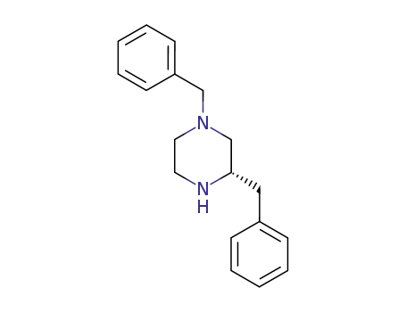 Molecular Structure of 204327-96-8 ((S)-N4-BENZYL-2-BENZYLPIPERAZINE)
