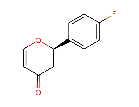 (R)-2,3-dihydro-2-(4-fluorophenyl)-4H-pyran-4-one