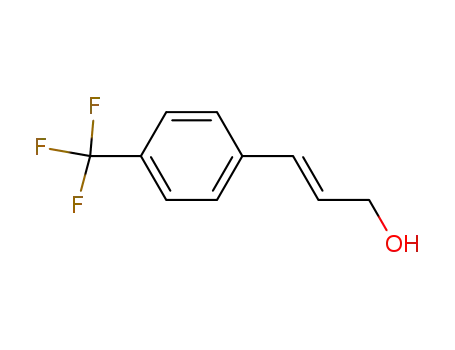 Molecular Structure of 125617-18-7 (2-Propen-1-ol, 3-[4-(trifluoromethyl)phenyl]-, (2E)-)