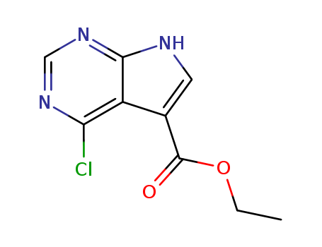 Ethyl 4-chloro-7H-pyrrolo[2,3-d]pyrimidine-5-carboxylate