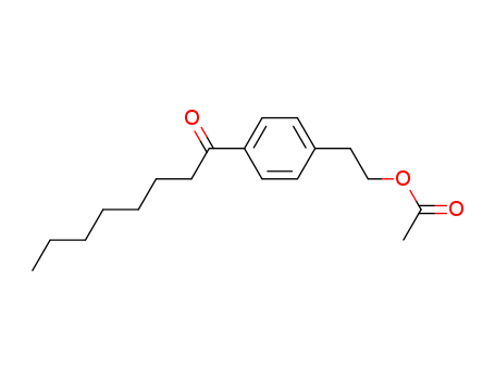 2-(4-Octanoylphenyl)ethyl acetate                                                                                                                                                                       