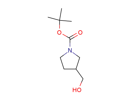 Molecular Structure of 114214-69-6 (1-Boc-3-hydroxymethylpyrrolidine)