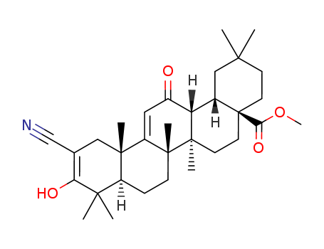 (4aS,6aR,6bS,12aS,14aR,14bR)-Methyl 11-cyano-10-hydroxy-2,2,6a,6b,9,9,12a-heptaMethyl-14-oxo-1,2,3,4,4a,5,6,6a,6b,7,8,8a,9,12,12a,14,14a,14b-octadecahydropicene-4a-carboxylate