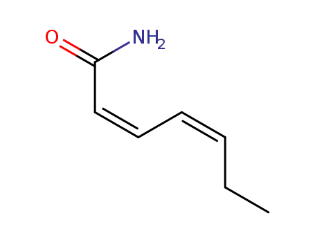 Molecular Structure of 345319-65-5 (2,4-Heptadienamide, (2Z,4Z)-)