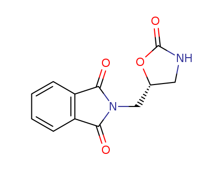 1H-Isoindole-1,3(2H)-dione, 2-[[(5R)-2-oxo-5-oxazolidinyl]methyl]-