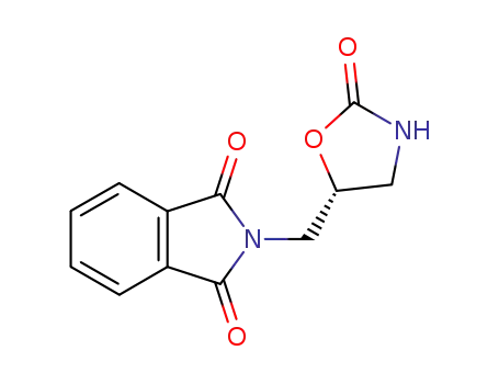 2-[[(5R)-2-oxo-1,3-oxazolidin-5-yl]methyl]isoindole-1,3-dione