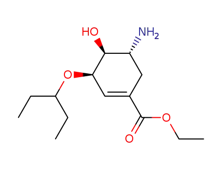 ethyl (3R,4S,5R)-5-amino-3-(1-ethylpropoxy)-4-hydroxy-1-cyclohexene-1-carboxylate