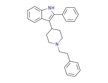 2-phenyl-3-[1-(2-phenylethyl)piperidin-4-yl]-1H-indole