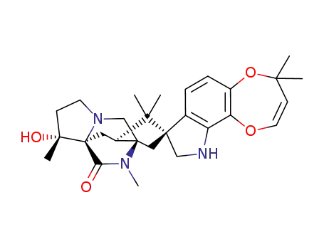 Spiro[4H,8H-[1,4]dioxepino[2,3-g]indole-8,7'(8'H)-[5H,6H-5a,9a](iminomethano)[1H]cyclopent[f]indolizin]-10'-one,2',3',8'a,9,9',10-hexahydro-1'-hydroxy-1',4,4,8',8',11'-hexamethyl-,(1'R,5'aS,7'R,8'aS,9