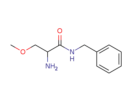 Molecular Structure of 262845-82-9 (2-AMino-3-Methoxy-n-(phenylMethyl)propanaMide)
