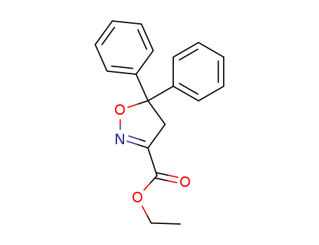 3-Isoxazolecarboxylicacid, 4,5-dihydro-5,5-diphenyl-, ethyl ester(163520-33-0)