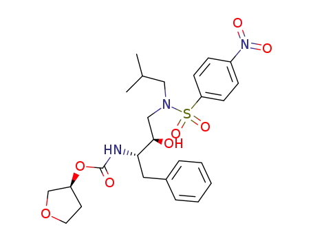 [(1S,2R)-3-[[(4-Nitrophenyl)sulfonyl](2-methylpropyl)amino]-2-hydroxy-1-phenylmethyl)propyl]carbamic acid